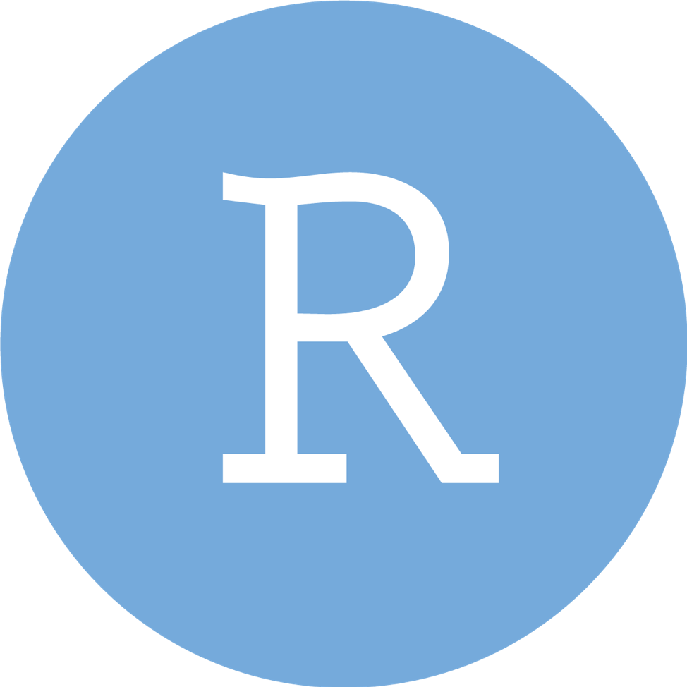 Logo for R Studio